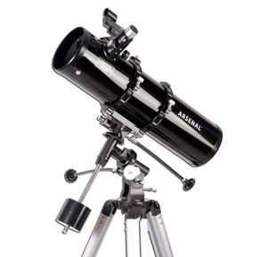 Телескоп Arsenal 130/650, EQ2, рефлектор Ньютона, с окулярами PL6.3 и PL17